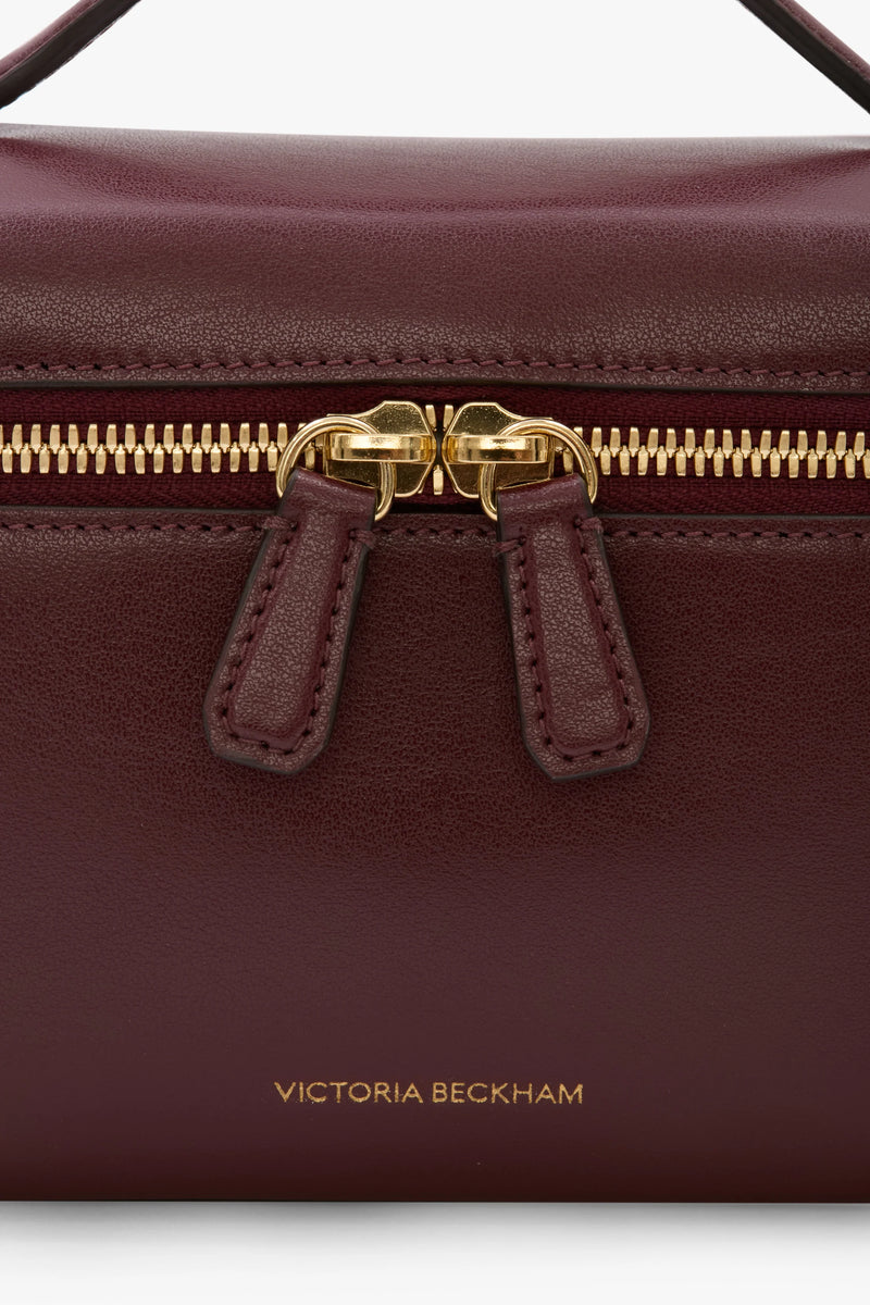 VICTORIA BECKHAM VANITY CROSSBODY BAG BURGUNDY – mania-k webshop