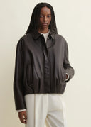 ARMA MELIS LEATHER JACKET COFFEE BEAN