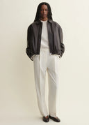 ARMA MELIS LEATHER JACKET COFFEE BEAN