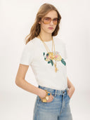 CHLOÉ CITRON LOGO T-SHIRT WHITE