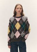&DAUGHTER AVA ARGYLE CREWNECK PORCUPINE