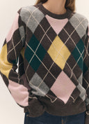 &DAUGHTER AVA ARGYLE CREWNECK PORCUPINE