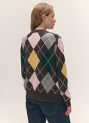 &DAUGHTER AVA ARGYLE CREWNECK PORCUPINE