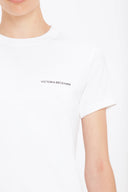 VICTORIA BECKHAM LOGO T-SHIRT WHITE