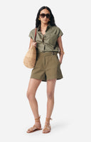 VANESSA BRUNO GINNY SHORT KHAKI
