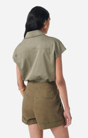 VANESSA BRUNO GINNY SHORT KHAKI
