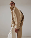 DARKPARK CELINE AVIATOR BOMBER JACKET BEIGE