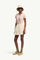 MONCLER EMBROIDERED LOGO T-SHIRT LIGHT PINK