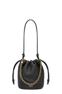 LOEWE FLAMENCO PURSE BUCKET BLACK