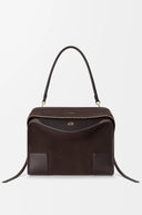 LOEWE LARGE AMAZONA 180 BAG SUEDE BROWN