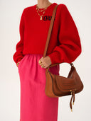 CHLOÉ MARCIE SHOULDER BAG CAMEL