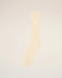 AMI PARIS SOCKS ADC OFF WHITE