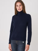 REPEAT PULL TURTLENECK NAVY