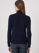 REPEAT PULL TURTLENECK NAVY