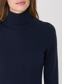 REPEAT PULL TURTLENECK NAVY