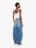 MOTHER THE BELTED SPOONFUL NERDY DENIM TOOTSIE