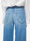 MOTHER THE SMOOTHIE CROP CUFF DENIM