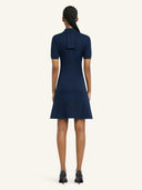 COURRÈGES PIQUE POLO DRESS NAVY