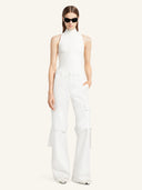 COURRÈGES HERITAGE KNIT TOP NATURAL