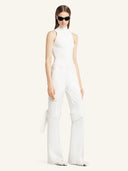 COURRÈGES HERITAGE KNIT TOP NATURAL