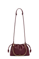 LOEWE FLAMENCO PURSE BURGUNDY