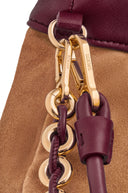 LOEWE FLAMENCO PURSE BURGUNDY