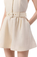 ZIMMERMANN AWAKEN PLAYSUIT CREAM