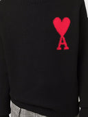 AMI PARIS AMI DE COEUR OVSD TURTLENECK BLACK