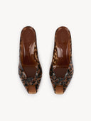 CHLOÉ JELLY MULE BROWN