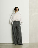THE LATEST BILLIE WOOL BALLOON FIT TROUSER GREY