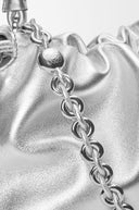 LOEWE LAMINATED FLAMENCO PURSE METALLIC