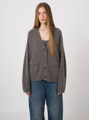 REPEAT OVSD CARDIGAN ROCK