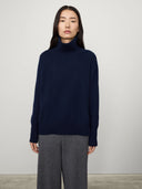 LISA YANG HEIDI TURTLENECK NAVY