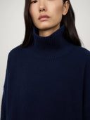 LISA YANG HEIDI TURTLENECK NAVY