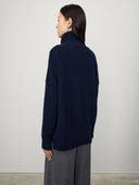 LISA YANG HEIDI TURTLENECK NAVY