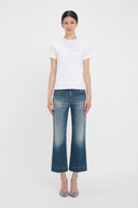 VICTORIA BECKHAM LOGO T-SHIRT WHITE