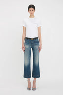 VICTORIA BECKHAM LOGO T-SHIRT WHITE