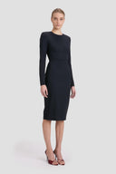 VICTORIA BECKHAM T-SHIRT DRESS NAVY