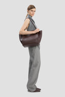 VICTORIA BECKHAM TROUSER DROP-WAIST LIGHT GREY