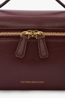 VICTORIA BECKHAM VANITY CROSSBODY BAG BURGUNDY