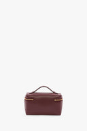 VICTORIA BECKHAM VANITY CROSSBODY BAG BURGUNDY