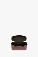 VICTORIA BECKHAM VANITY CROSSBODY BAG BURGUNDY