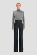 VICTORIA BECKHAM ALINA TROUSER INDIGO RINSE