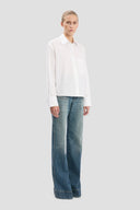 VICTORIA BECKHAM ELLYS CROPPED SHIRT WHITE