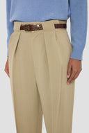VICTORIA BECKHAM TAILORED TROUSER ANTARTIC GREY