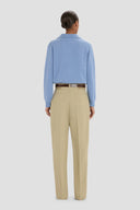 VICTORIA BECKHAM TAILORED TROUSER ANTARTIC GREY
