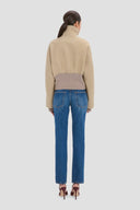 VICTORIA BECKHAM BOMBER JACKET CAMEL