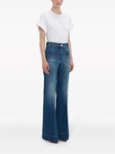 VICTORIA BECKHAM TILLY OVSD T-SHIRT  WHITE
