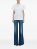 VICTORIA BECKHAM TILLY OVSD T-SHIRT  WHITE