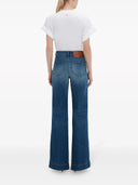 VICTORIA BECKHAM TILLY OVSD T-SHIRT  WHITE